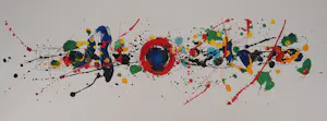 Sam Francis - Harmonie van kleuren, Eerbetoon aan het horloge, Originele lithografie kopen? Bied vanaf 100!