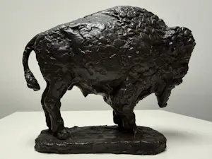 Pieter d' Hont - bronzen beeld - 'Bizon' - 1981 kopen? Bied vanaf 1750!