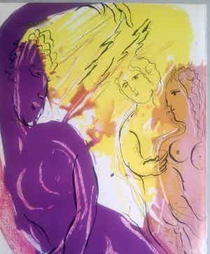 Marc Chagall - La Bible. Originele litho. verkocht voor € 99!