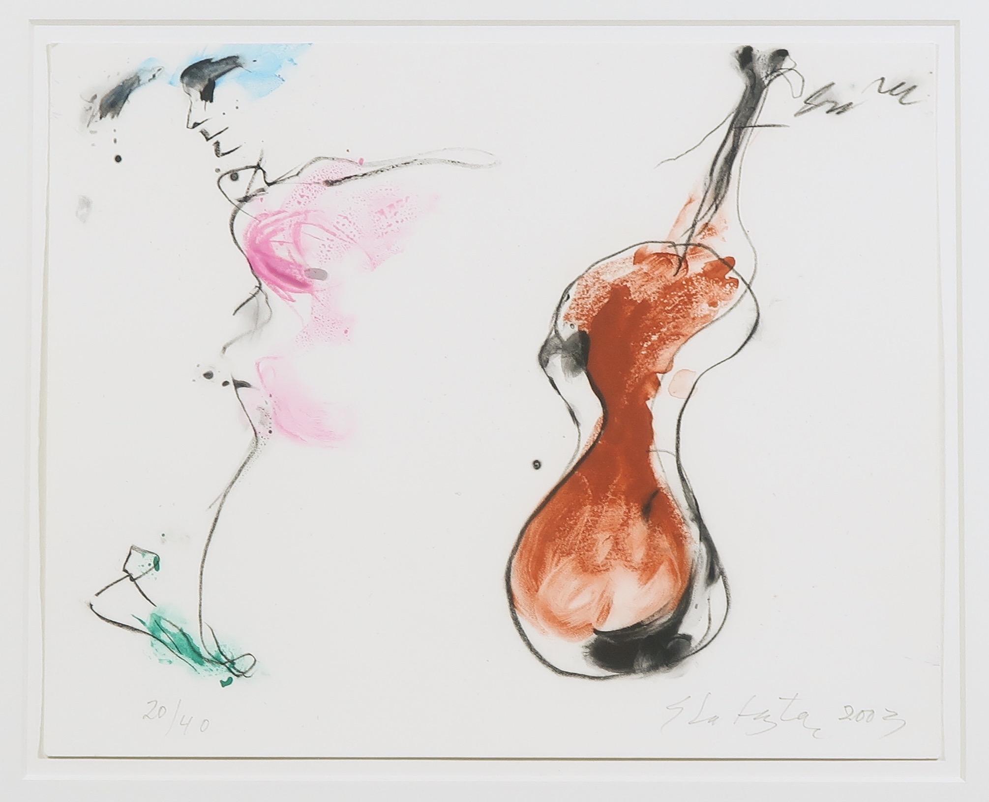 Ger Lataster - Zeefdruk, Zonder titel II - Ingelijst kopen? Bied vanaf 150!