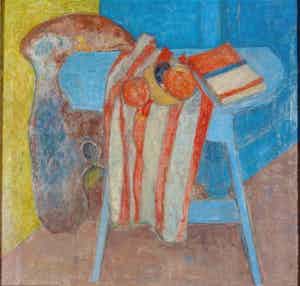 Pieter Fraterman - Stilleven - 1962 - olieverf op doek - BKR Den Haag verkocht voor € 75!