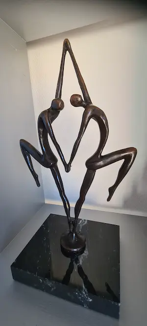 Corry Ammerlaan - Beeld, Sculptuur " Opbouwend " BRONS XXL Formaat! Uniek! kopen? Bied vanaf 245!