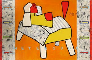 Jacob Herskind - Olieverf op doek, Heterodox - Ingelijst (Zeer groot) kopen? Bied vanaf 150!