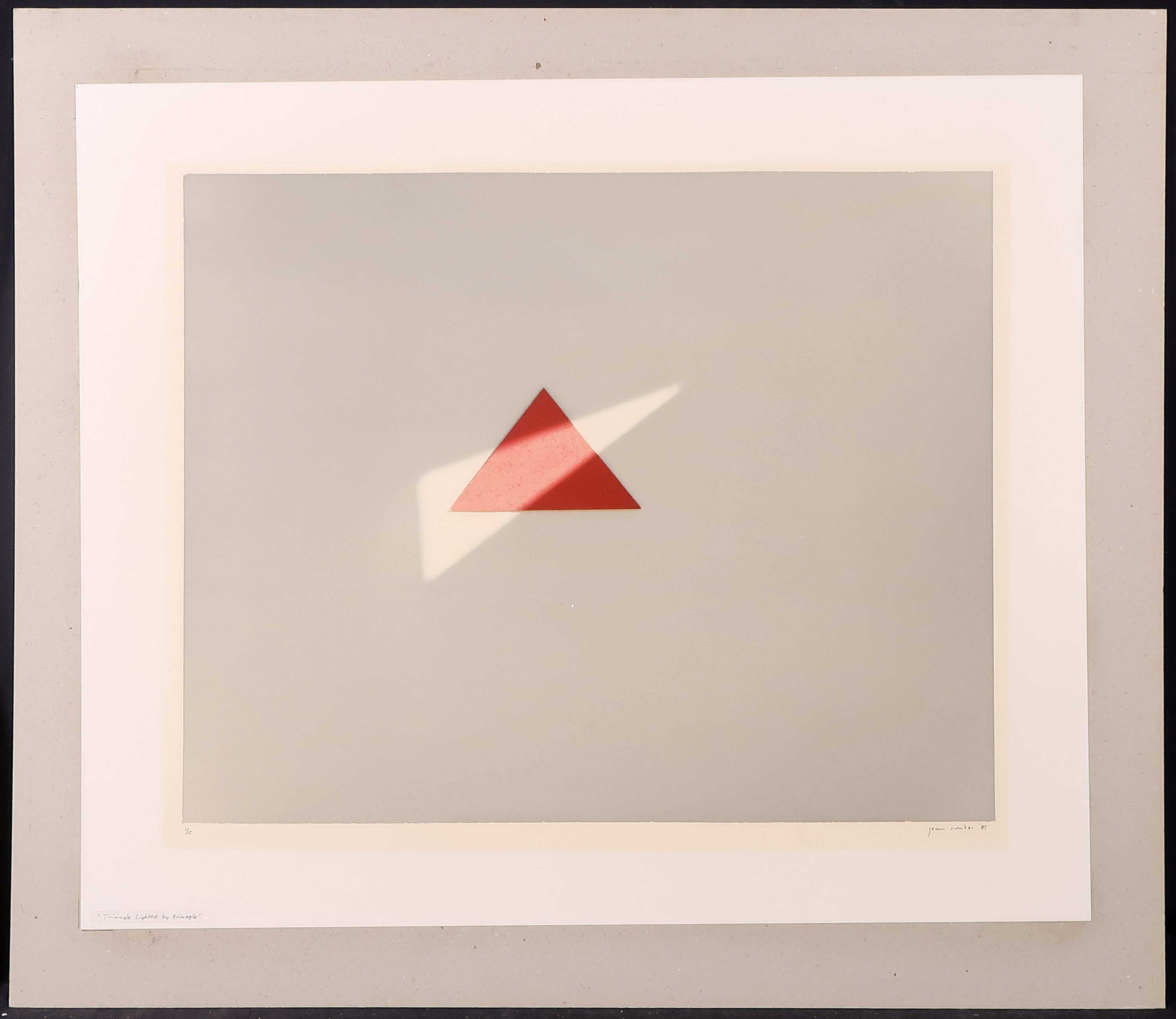 Jean Ruiter - Foto, Triangle lighted by triangle kopen? Bied vanaf 1!