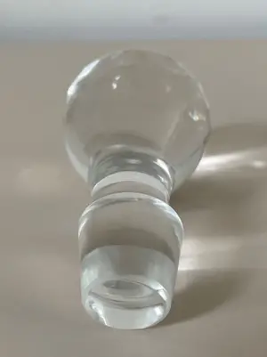 Friedrich Egermann - Groene kristallen wijnkaraf kopen? Bied vanaf 1!