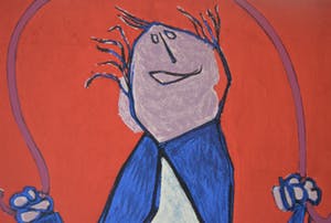 Jan Roede - Touwtje Springen - ingelijst - HC 3/5 kopen? Bied vanaf 150!