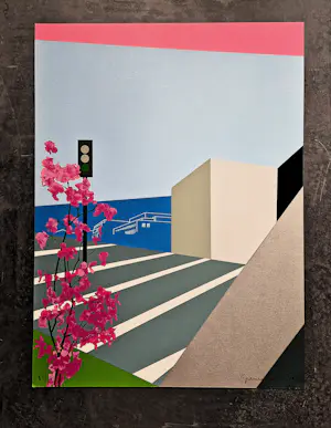 Franco Costa - Karakteristieke "Arte Vita" Zeefdruk "Washington" -met pers. opdracht in potlood kopen? Bied vanaf 58!