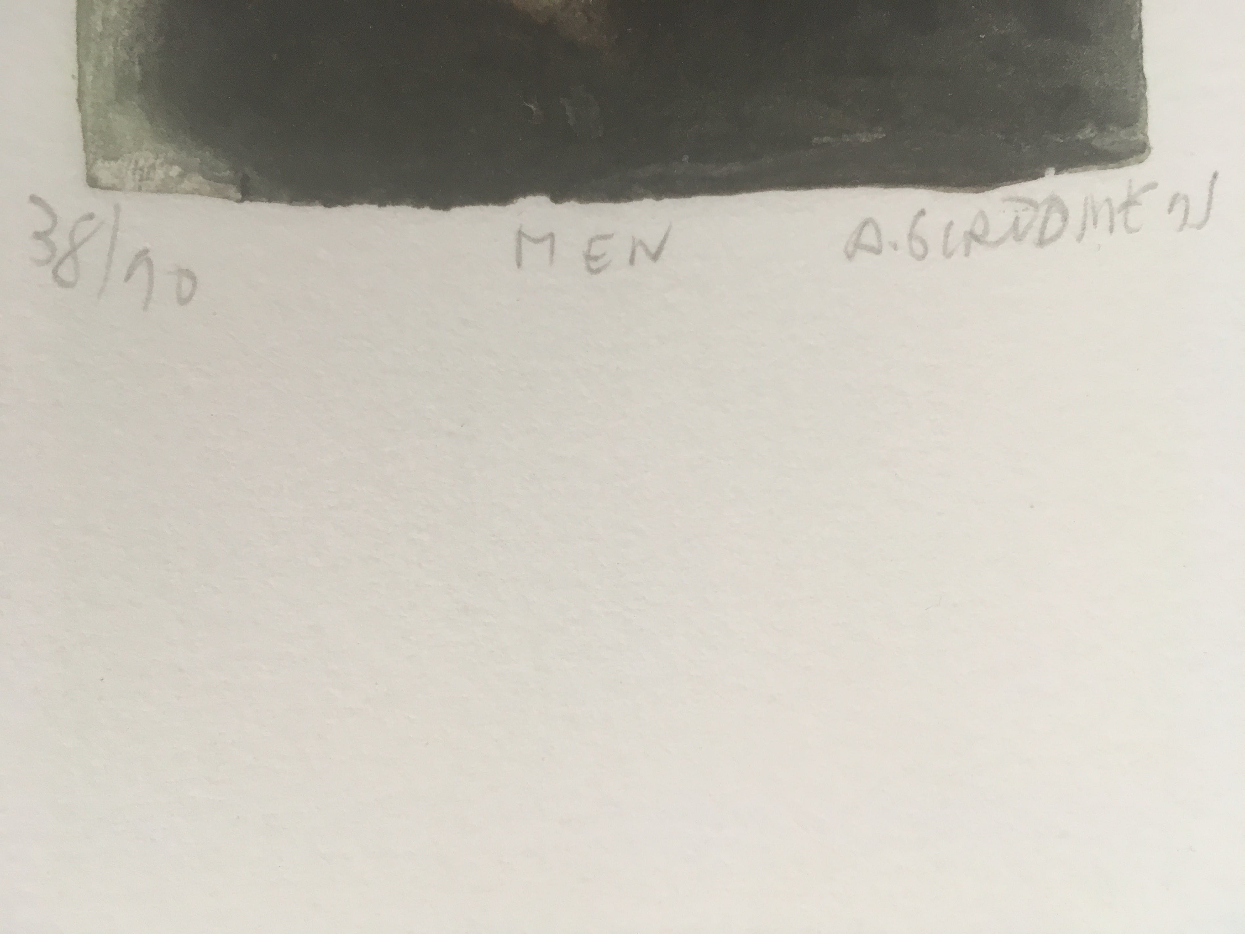 Alexis Gorodine - Ets/aquatint - Men gesigneerd kopen? Bied vanaf 1!