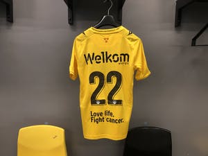 Curiosa - Swim to Fight Cancer wedstrijdshirt - Milan Vanacker kopen? Bied vanaf 50!