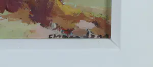 Frans Manders - Olieverf op board, Landschap - Ingelijst kopen? Bied vanaf 100!