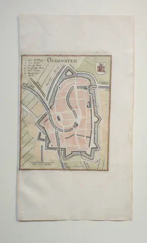 Caspar Merian - Oudewater Caspar Merian Oude Gravure 1659 kopen? Bied vanaf 25!