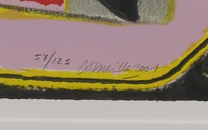 Corneille - Zeefdruk, Du temps - Ingelijst kopen? Bied vanaf 150!