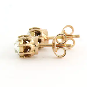 14k rosé gouden solitair oorknoppen met roos geslepen diamant tot. 0.70ct kopen? Bied vanaf 760!