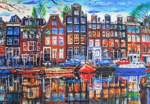 Elena Polyakova - Magnolia bloeit in Amsterdam verkocht voor € 115!