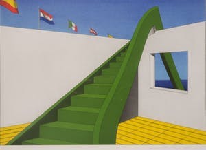Marinus Fuit - Trap - ingelijst - groot - oplage van 60 kopen? Bied vanaf 50!