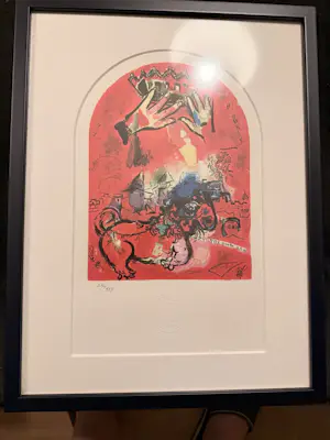 Marc Chagall - Litho's van de ramen van de synagoge van het Hadassah ziekenhuis in Jerusalem kopen? Bied vanaf 750!