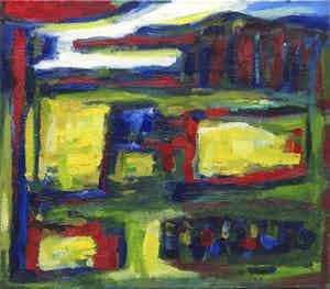 Gerrit Benner - Olieverf op doek, It nije wetter, Fries landschap (Groot) verkocht voor € 10000!