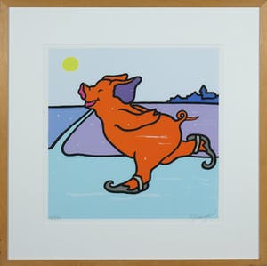 Shunyam - Zeefdruk, Zonder titel - Ingelijst kopen? Bied vanaf 35!