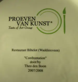 Royal Goedewaagen - Platelen bord Confrontation uit de serie Proeven van Kunst kopen? Bied vanaf 20!