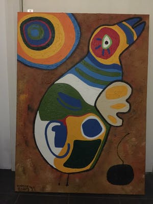 Menno Baars - "De grote wereld" - groot origineel werk kopen? Bied vanaf 325!