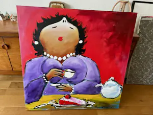 Theo Broeren - Acryl op doek (Schilderij) - Esther kopen? Bied vanaf 85!