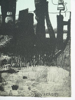 Nicolaas Wijnberg - Litho , Bomen – bijlage tijdschrift Petit No 2 - 1979 kopen? Bied vanaf 35!