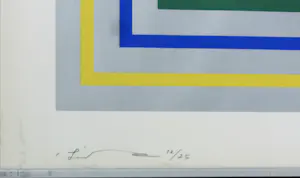 Cyril Lixenberg - Set van 2 zeefdrukken, Vorm/ tegenvorm - Ingelijst kopen? Bied vanaf 60!