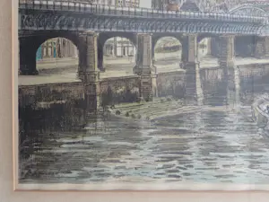 Louis Landre - Rotterdam. Haven. Laurenskerk kopen? Bied vanaf 20!