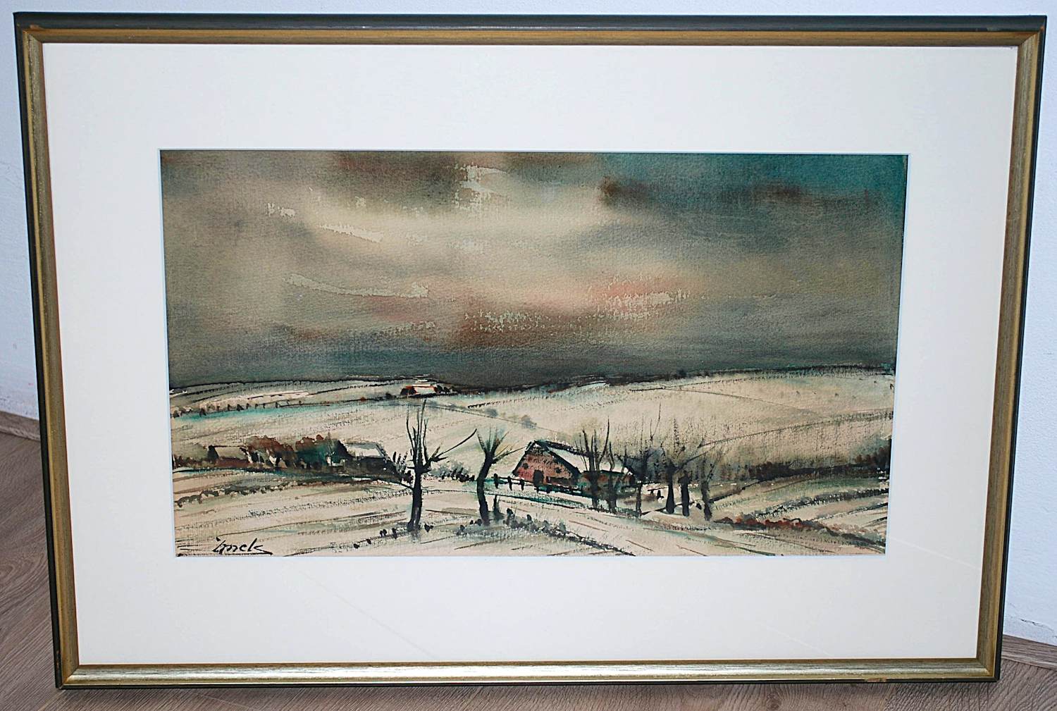Jacques Mels - Limburgs winterlandschap verkocht voor € 85!