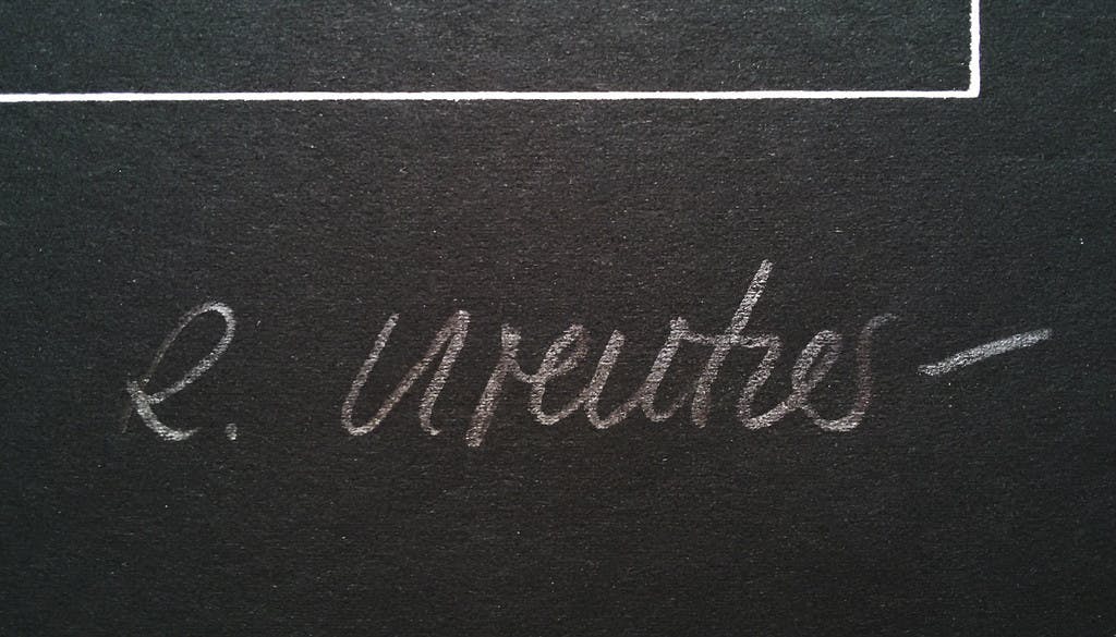 Niet of onleesbaar gesigneerd - Geometrische compositie, zeefdruk met collage kopen? Bied vanaf 1!