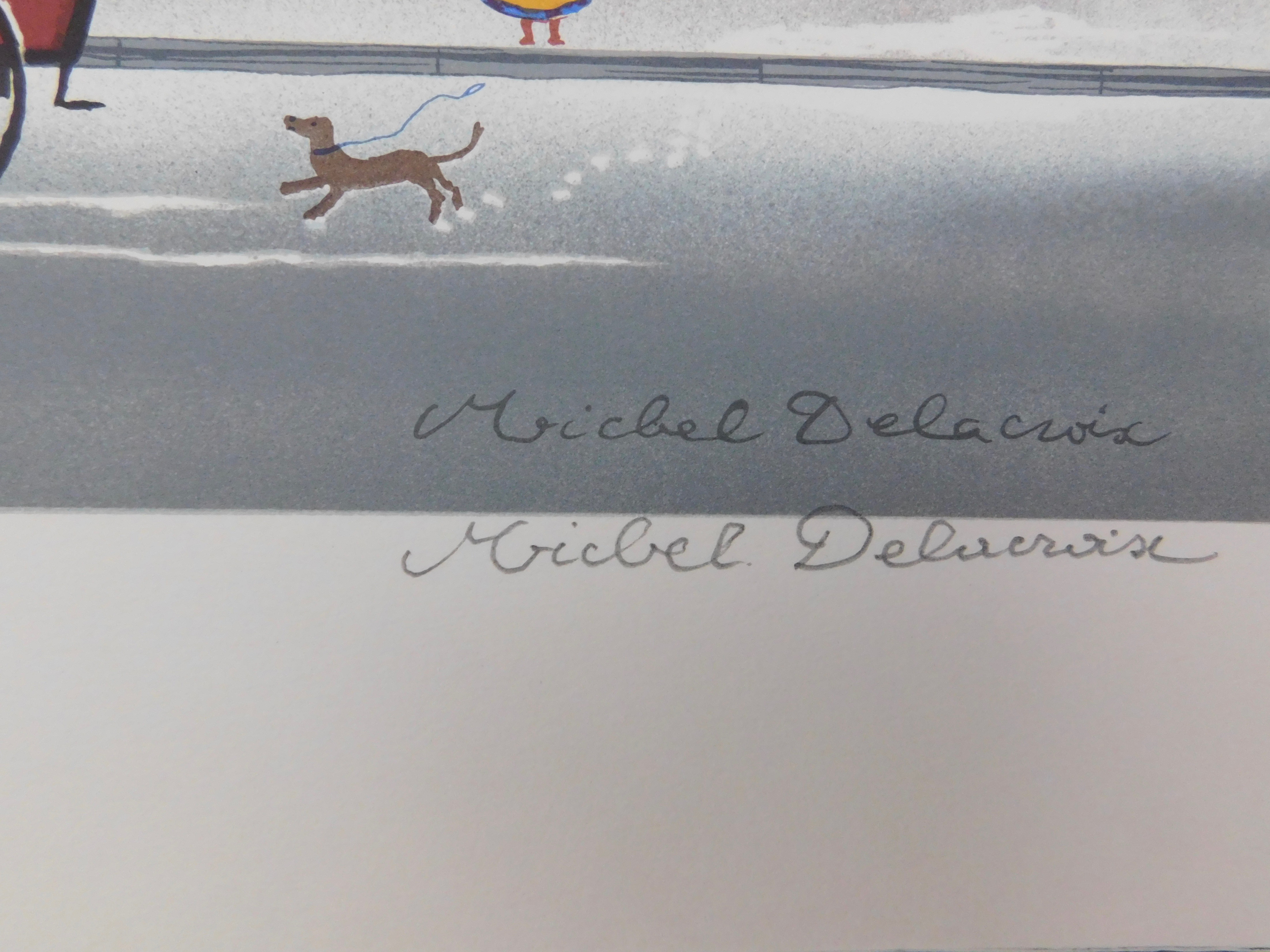 Michel Delacroix - La Neige sur la Seine kopen? Bied vanaf 80!