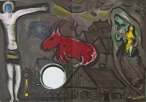 Marc Chagall - Uitgave Derrière le miroir met originele litho, no. 27-28, 2e editie kopen? Bied vanaf 1!