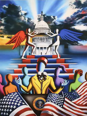 Mark Kostabi - The Dawn is Ours. kopen? Bied vanaf 80!