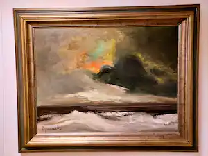 Paul Permeke - Zonsondergang aan zee verkauft für € 695!