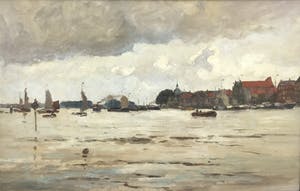 Willem Johannes Schutz - C2457, Zicht op Middelburg kopen? Bied vanaf 450!