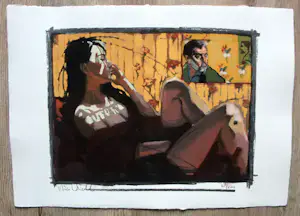 Nico Vrielink - Complete portfolio met 3 zeefdrukken: Confrontation with Gaugain kopen? Bied vanaf 250!