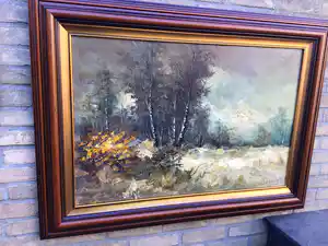 Gerardus Johannes Ernens - Landschap. verkocht voor € 1!