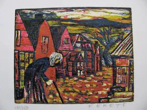 Esteban Fekete - FEKETE ESTEBAN . DER BERGMANN von FALUN . 9 FARBHOLZSCHNITTE kopen? Bied vanaf 300!