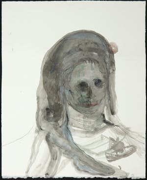 Peter Otto - Aquarel, Portret van Arthur Rimbaud (Le bateau ivre) kopen? Bied vanaf 350!