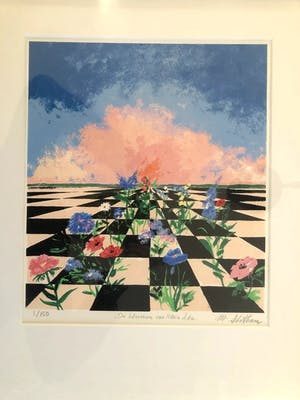 Margret Statham - De bloemen van kleine Ida - Zeefdruk, Ingelijst kopen? Bied vanaf 40!