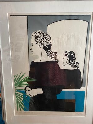 Irene van den Bos - een vrouw gespiegeld kopen? Bied vanaf 50!