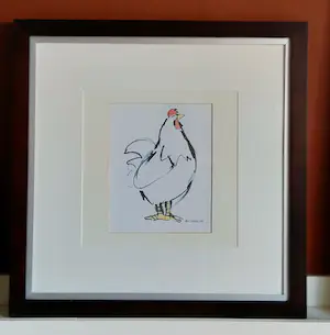 Ellen Meuwese - zeefdruk - Kip - 2000 kopen? Bied vanaf 1!