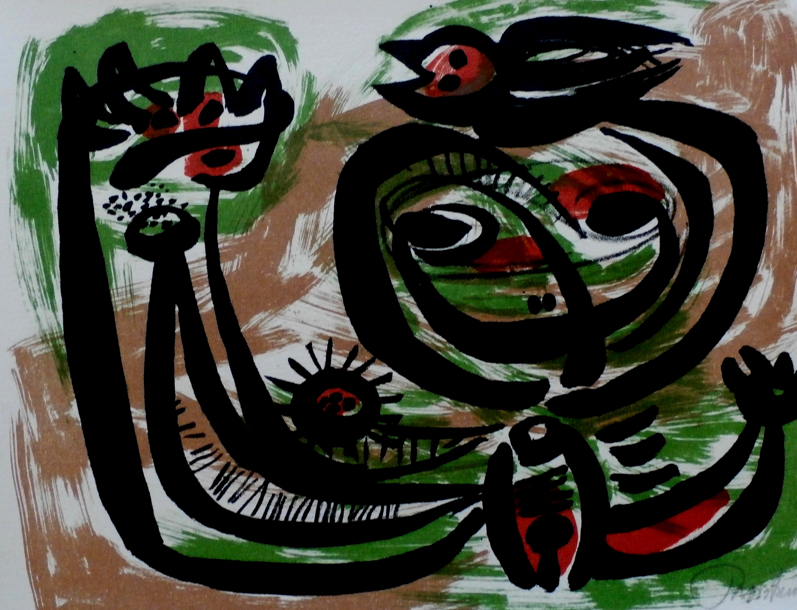 Anton Rooskens - litho 4 -1967 verkocht voor € 295!