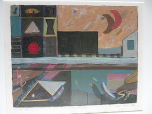 Eric Toebosch - Litho. Titel, "Hemelland". kopen? Bied vanaf 35!