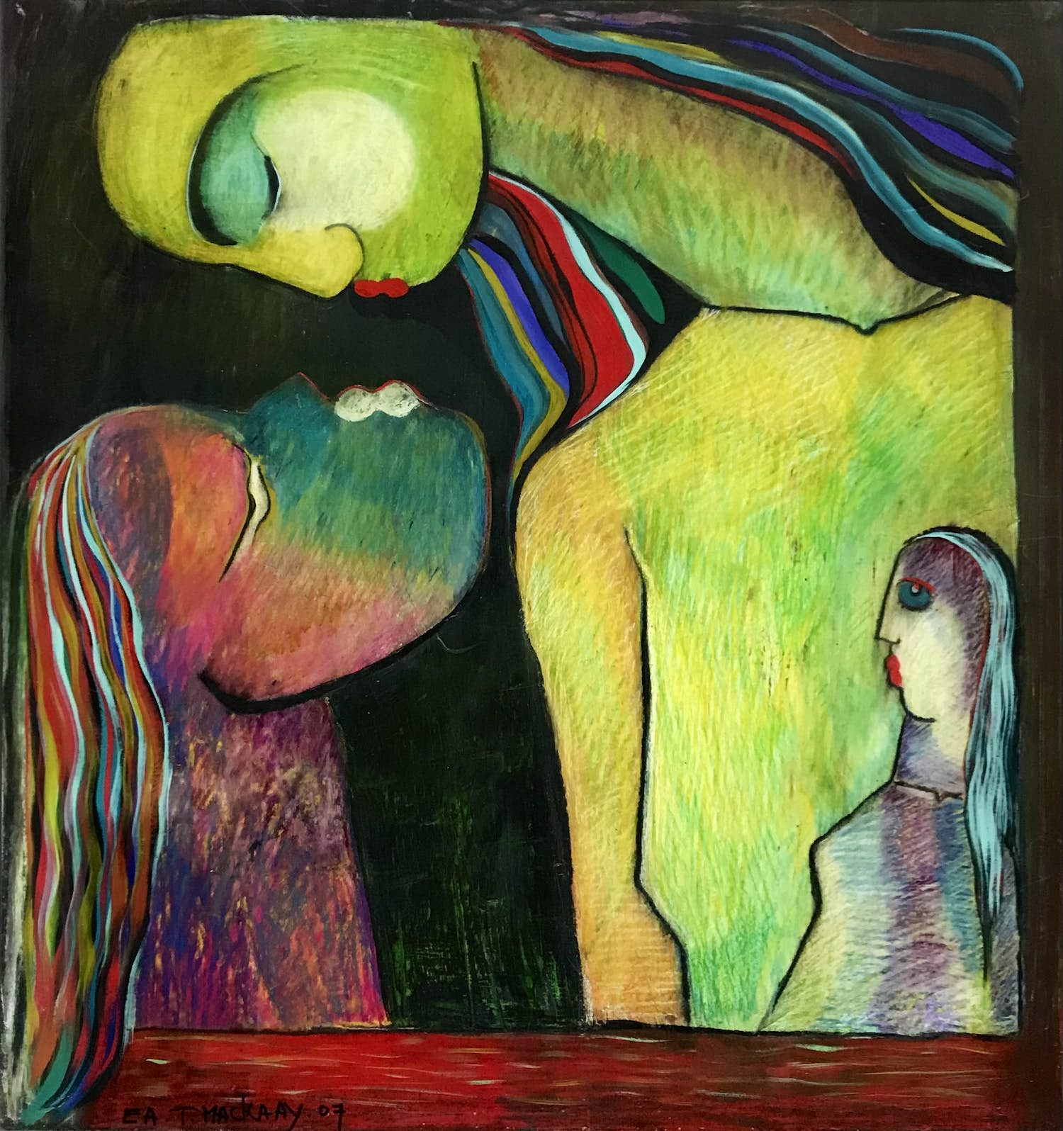 Theo Mackaay - Gesigneerd werk - 2007 - EA verkocht voor € 85!