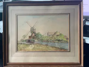 Buy Jacques Pijnenborg - Landschap met molen? Bid from 50!