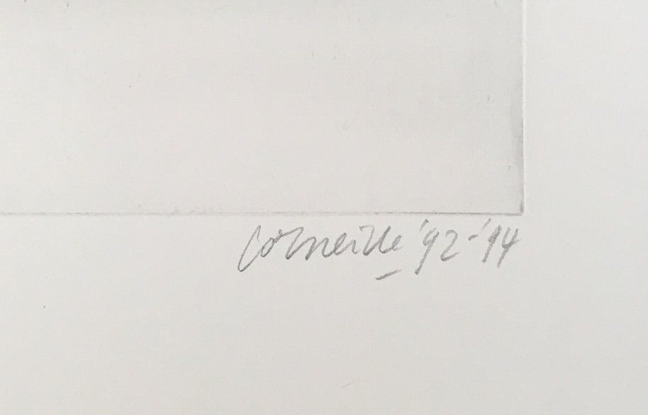 Corneille - Ets en aquatint, Echo de L'Afrique (Zeer groot!) kopen? Bied vanaf 500!