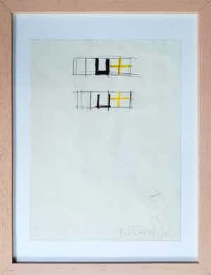 Piet Tuytel - Tekenig - 1998 (Ingelijst) verkocht voor € 150!