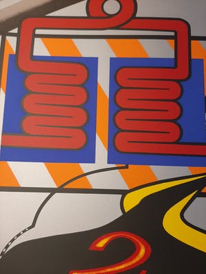 Peter Phillips - Custom painting nr. 6 - Zeer grote litho uit 1965 kopen? Bied vanaf 600!