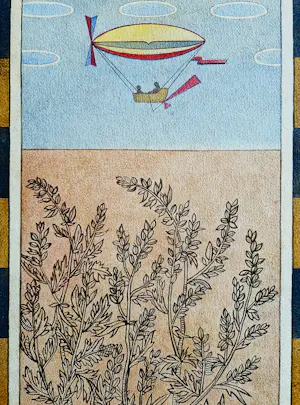 Ria Tensen-Kooy - Leuke realistische aquarel op papier "boven het landschap" gesigneerd kaufen? Bieten Sie von 38!